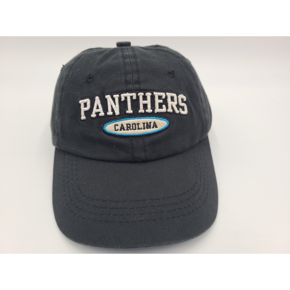 Youth Carolina Panthers Reebok Strapback Adjustable Hat Cap NFL Football Black‎